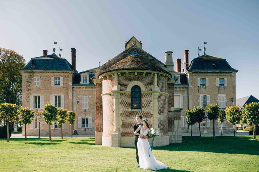 Tables Orangerie Château de Varennes mariage destination — Pierre Atelier photographe