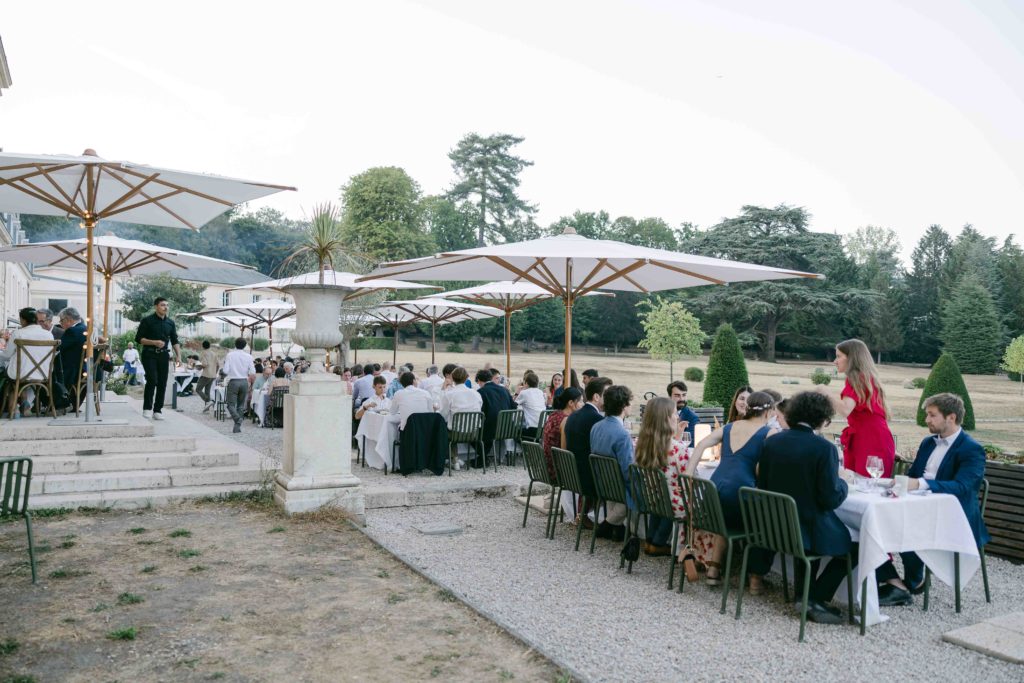 Maison du Val illuminée nuit mariage forêt Saint-Germain — Pierre Atelier photographe